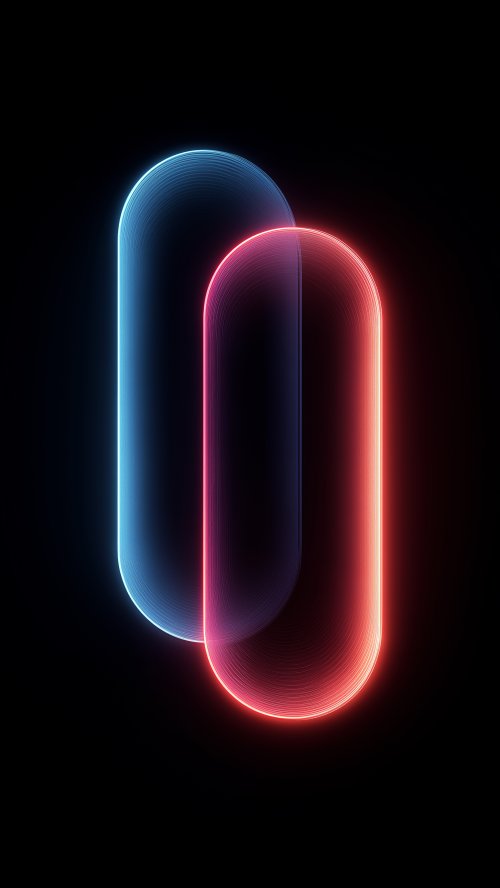 Neon Glowing Abstract Ovals - Related Ghetto Wallpapers wallpaper