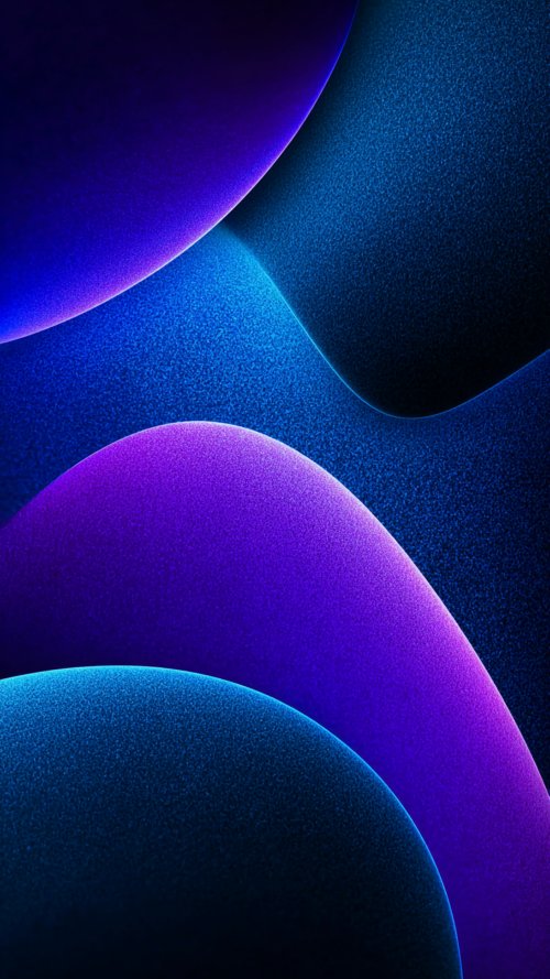Abstract Blue Purple Waves