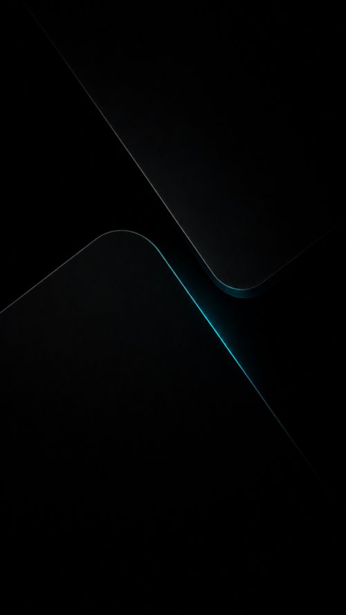 Minimalist Dark Blue Glow - minimal Wallpaper
