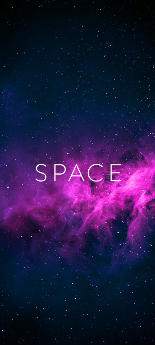 Purple Nebula Space Wallpaper