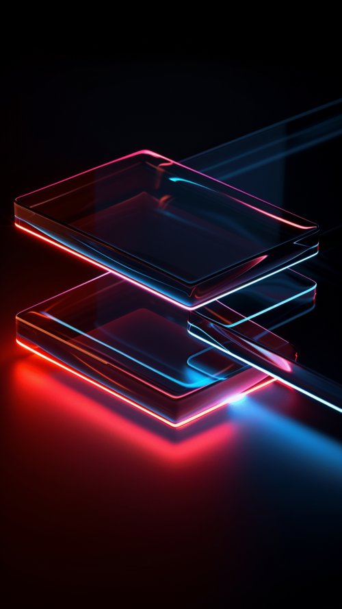 Neon Glass Abstract Layers - Related Ghetto Wallpapers wallpaper