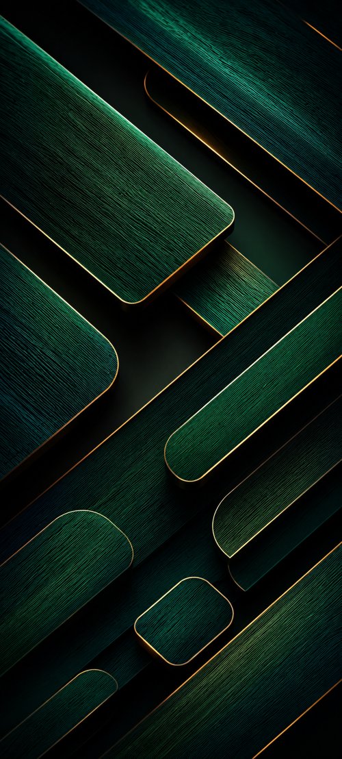 Emerald Geometric Wood Layers - Related Ghetto Wallpapers wallpaper