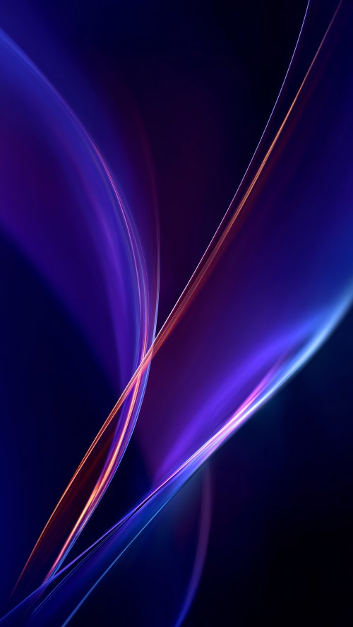 Glowing Blue Abstract Waves - Related StockWalls wallpaper