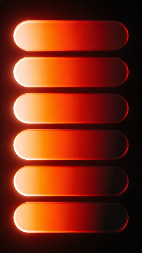 Glowing Red Neon Bars - neon Wallpaper