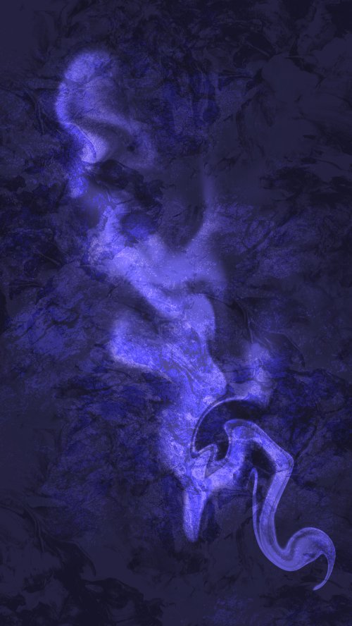 Ethereal Blue Smoke Swirl - Related Ghetto Wallpapers wallpaper