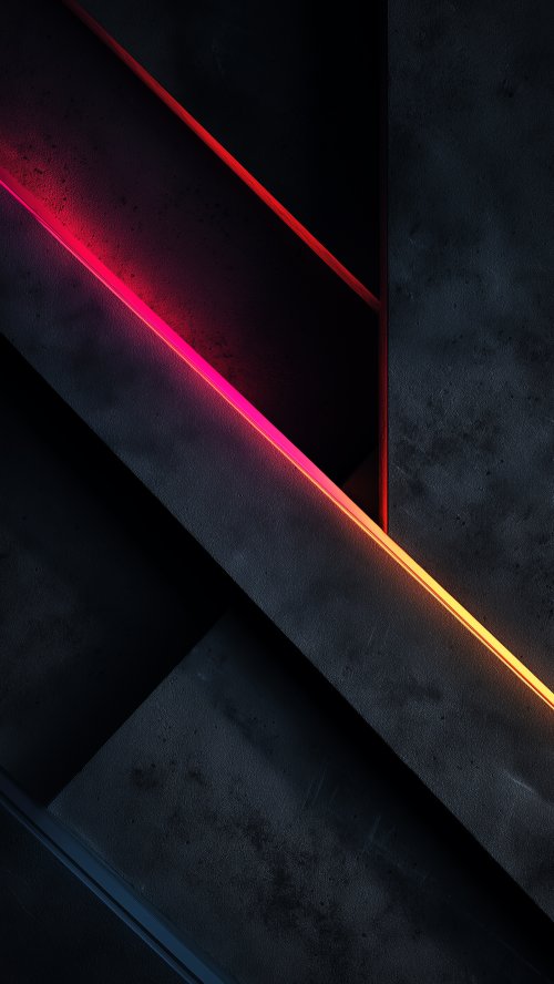 Minimalist Neon Red Lines - Related Ghetto Wallpapers wallpaper