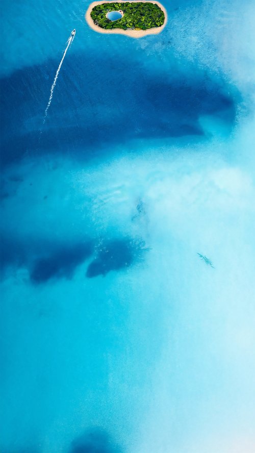 Boat Approaching Tropical Island - Related Ghetto Wallpapers wallpaper