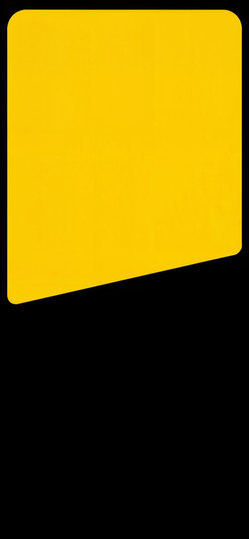Minimalist Yellow Shape - minimal Wallpaper