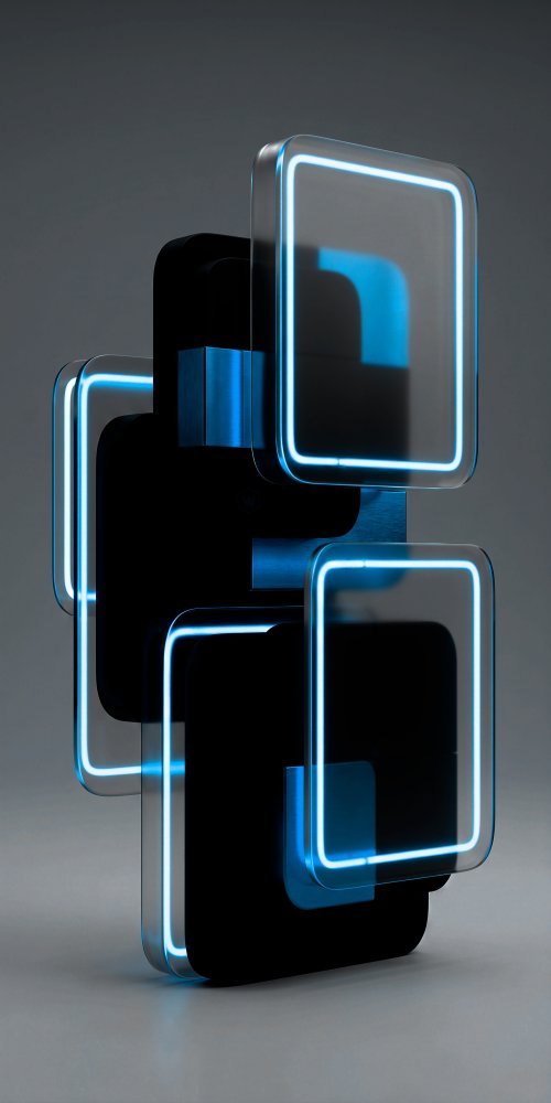 Glowing Neon Glass Squares - Related Ghetto Wallpapers wallpaper