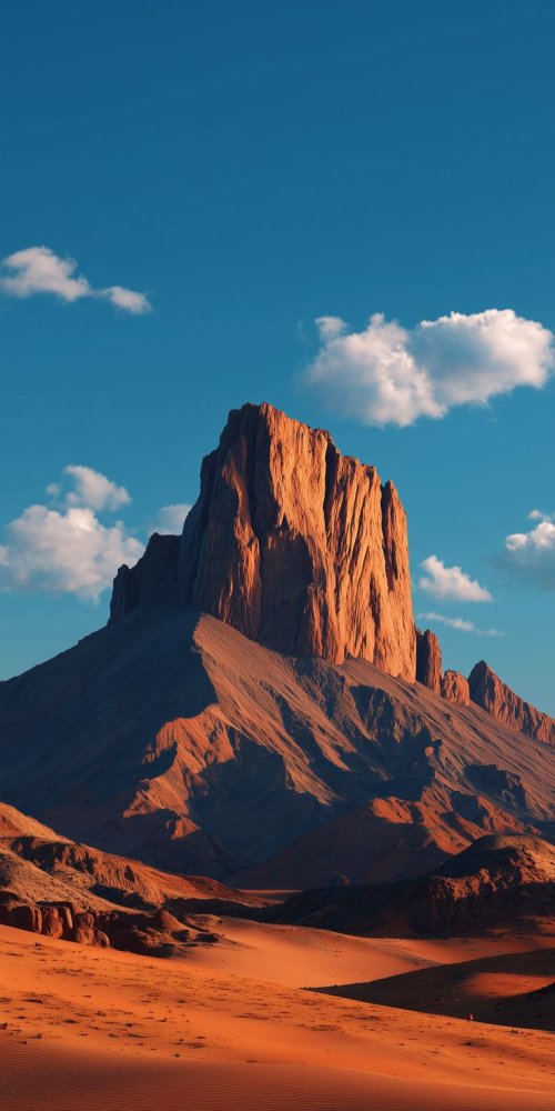 Golden Desert Mountain Peak - Related StockWalls wallpaper