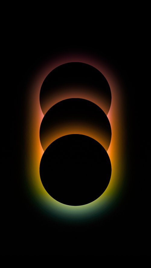 Glowing Gradient Circles - Related Ghetto Wallpapers wallpaper