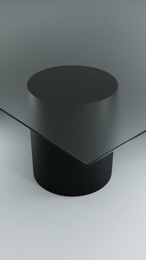 Minimalist Black Geometric Shapes - Related Darkify wallpaper