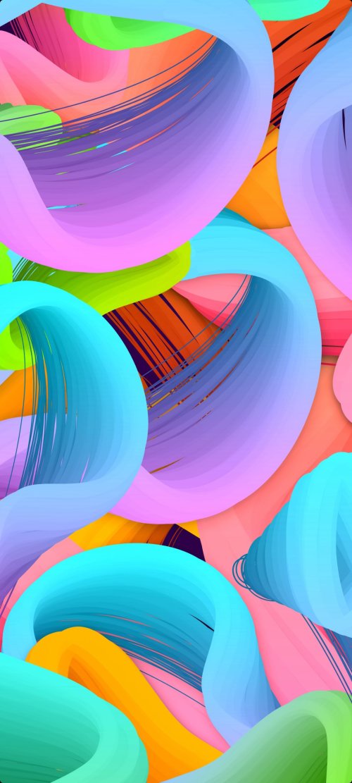 Vibrant Abstract Swirls Wallpaper - Related StockWalls wallpaper