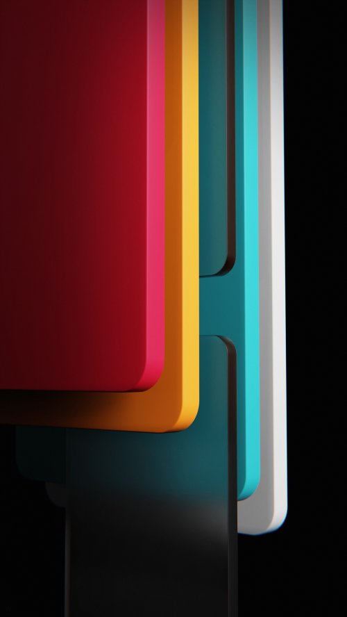 Colorful Minimalist Layered Panels - Related Ghetto Wallpapers wallpaper