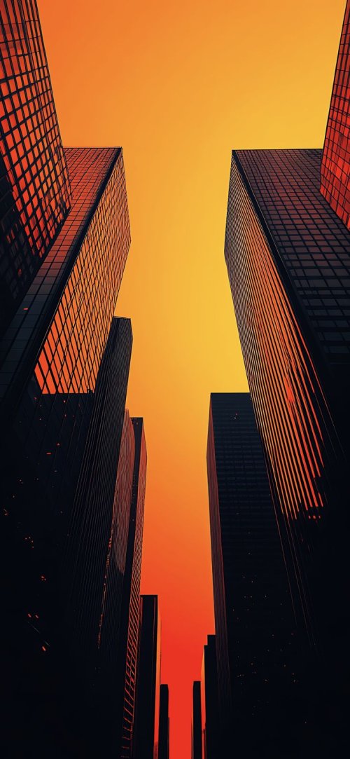 Golden City Skyscraper View