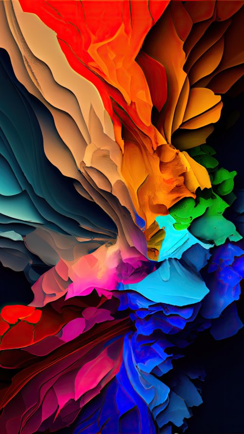 Vibrant Abstract Fluid Waves - Related StockWalls wallpaper