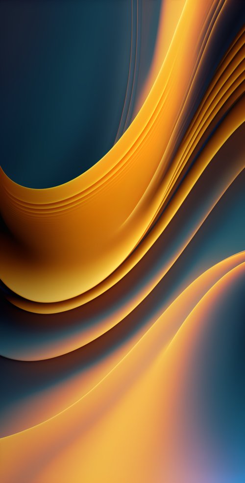 Golden Fluid Abstract Waves - abstract Wallpaper