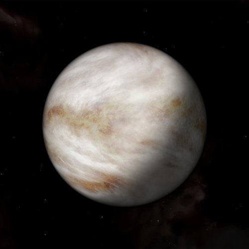 Mysterious Venus Planet View