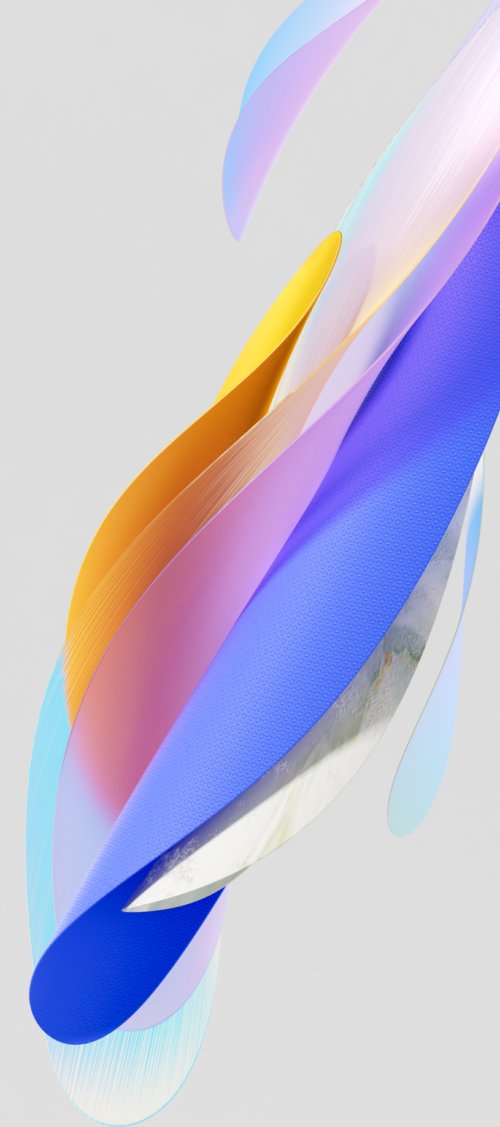 Colorful Abstract Flowing Shapes - Related StockWalls wallpaper