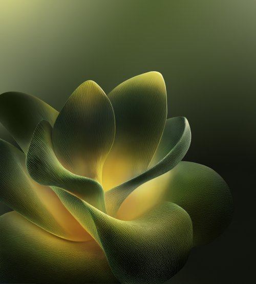 Abstract Green Floral Art - Related StockWalls wallpaper