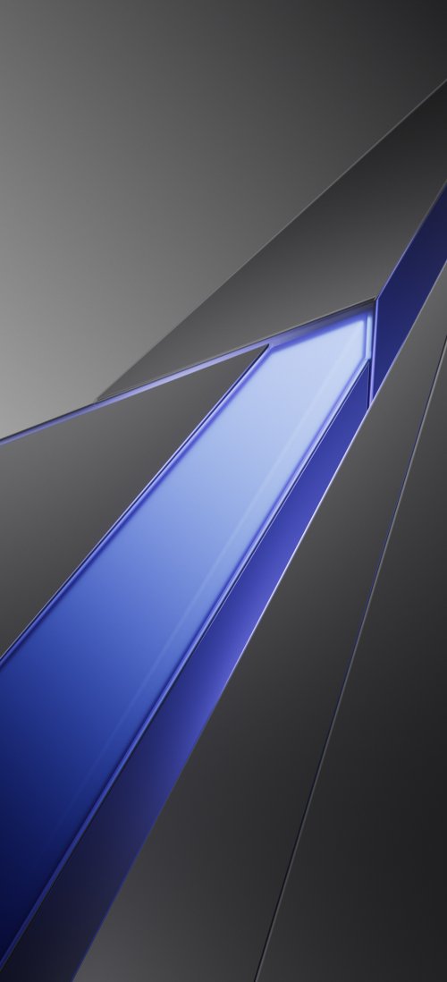 Blue Neon Geometric Arrow - Related StockWalls wallpaper