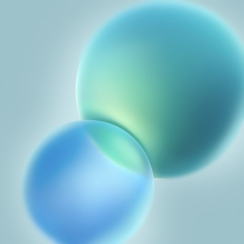 Abstract Aqua Sphere Wallpaper Stock