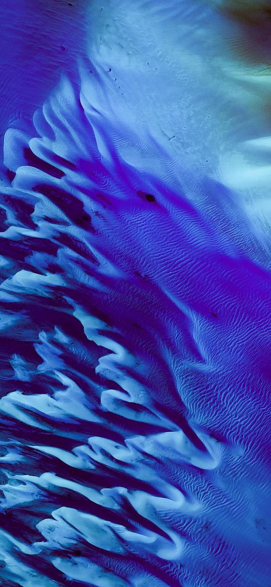 Abstract Blue Dunes - Related StockWalls wallpaper