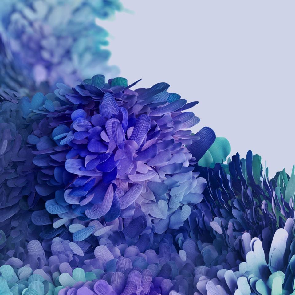 Abstract Blue Floral Bloom - Related Dope Wallpapers wallpaper
