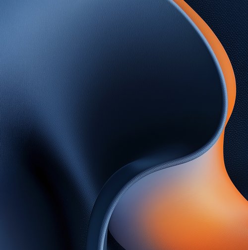 Abstract Blue Orange Layers - Related StockWalls wallpaper