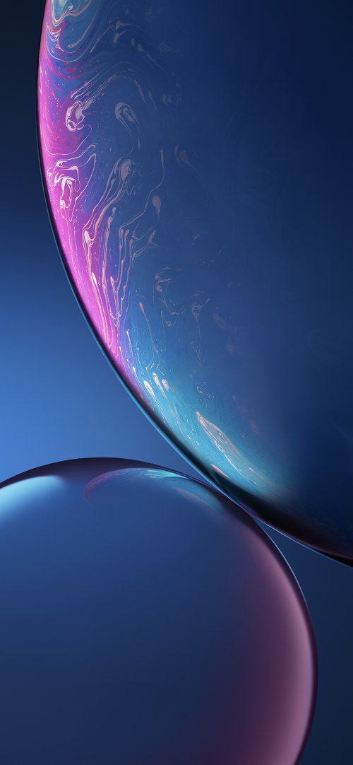 Abstract Blue Orb iPhone XR - Related Dark Wallpapers wallpaper