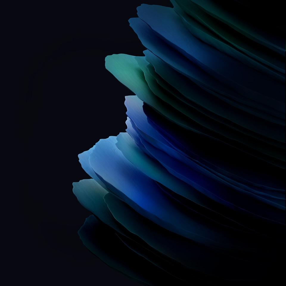 Abstract Blue Waves