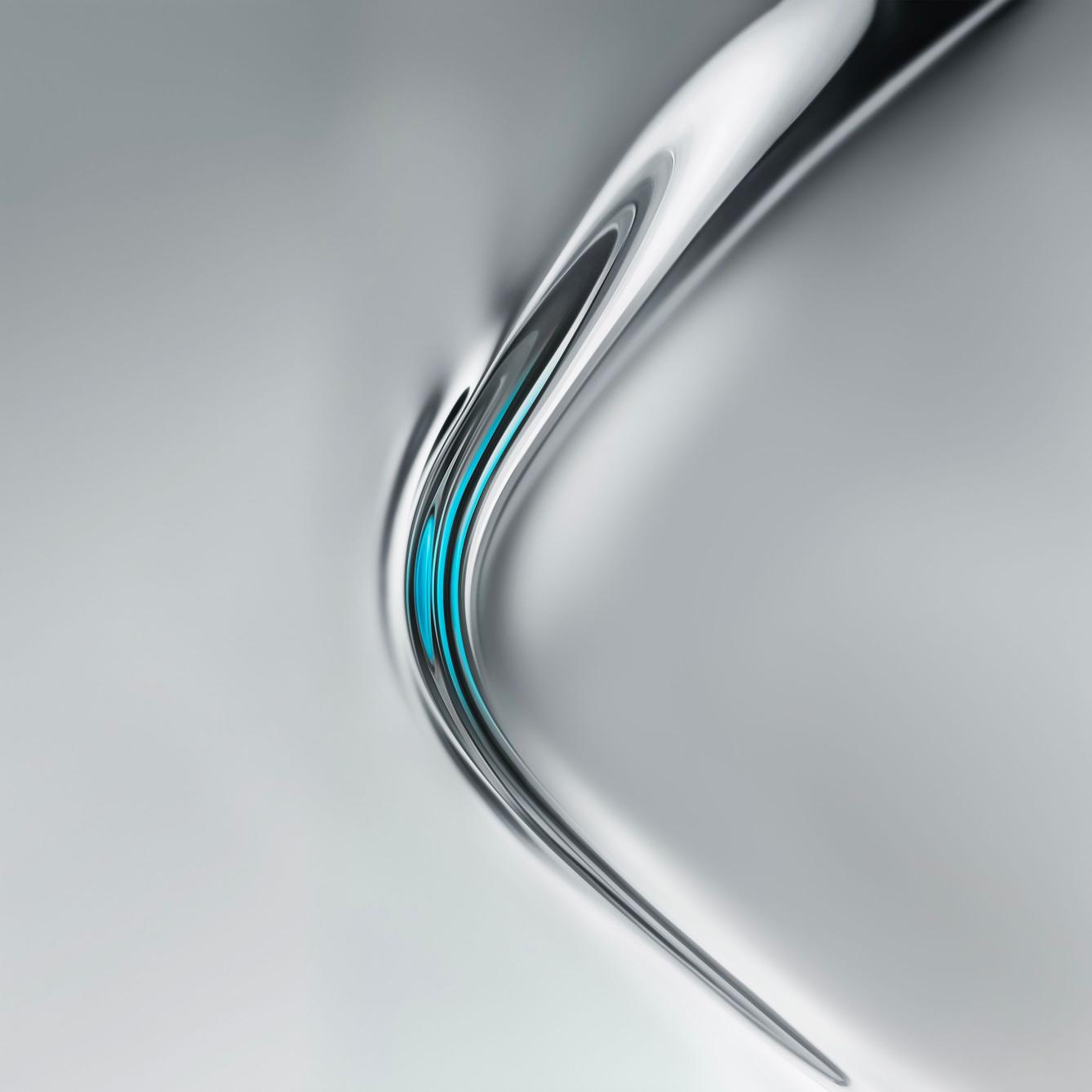 Abstract Chrome Curve - Related StockWalls wallpaper