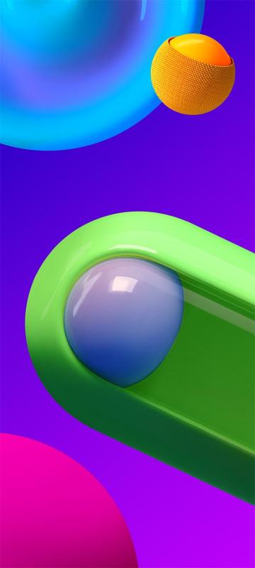 Abstract Colorful Spheres - Related StockWalls wallpaper