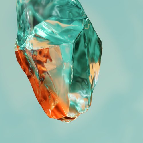 Abstract Crystal Formation Wallpaper