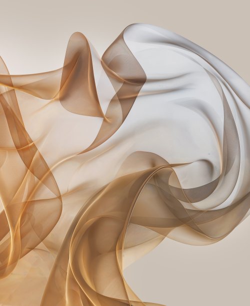 Abstract Flowing Fabric Design