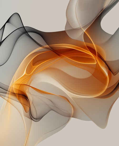 Abstract Flowing Gradient Waves - Related Dark Wallpapers wallpaper