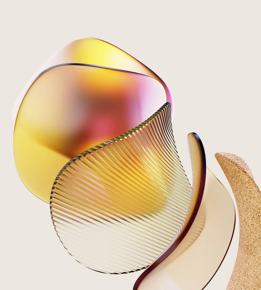 Abstract Glass Sculpture - Related StockWalls wallpaper