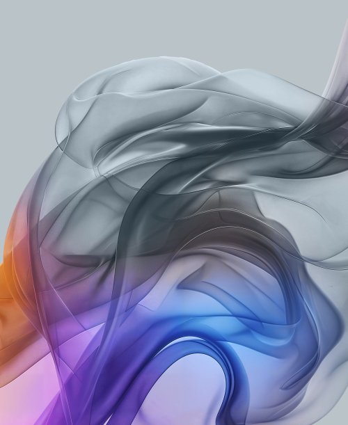 Abstract Gradient Flowing Fabric