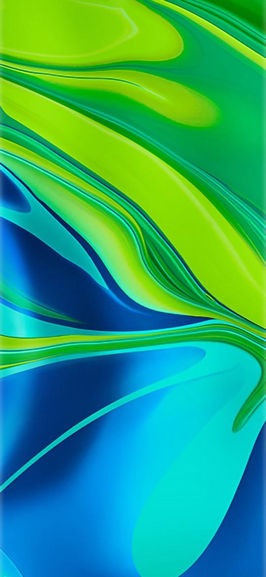 Abstract Green Blue Flow - Related StockWalls wallpaper