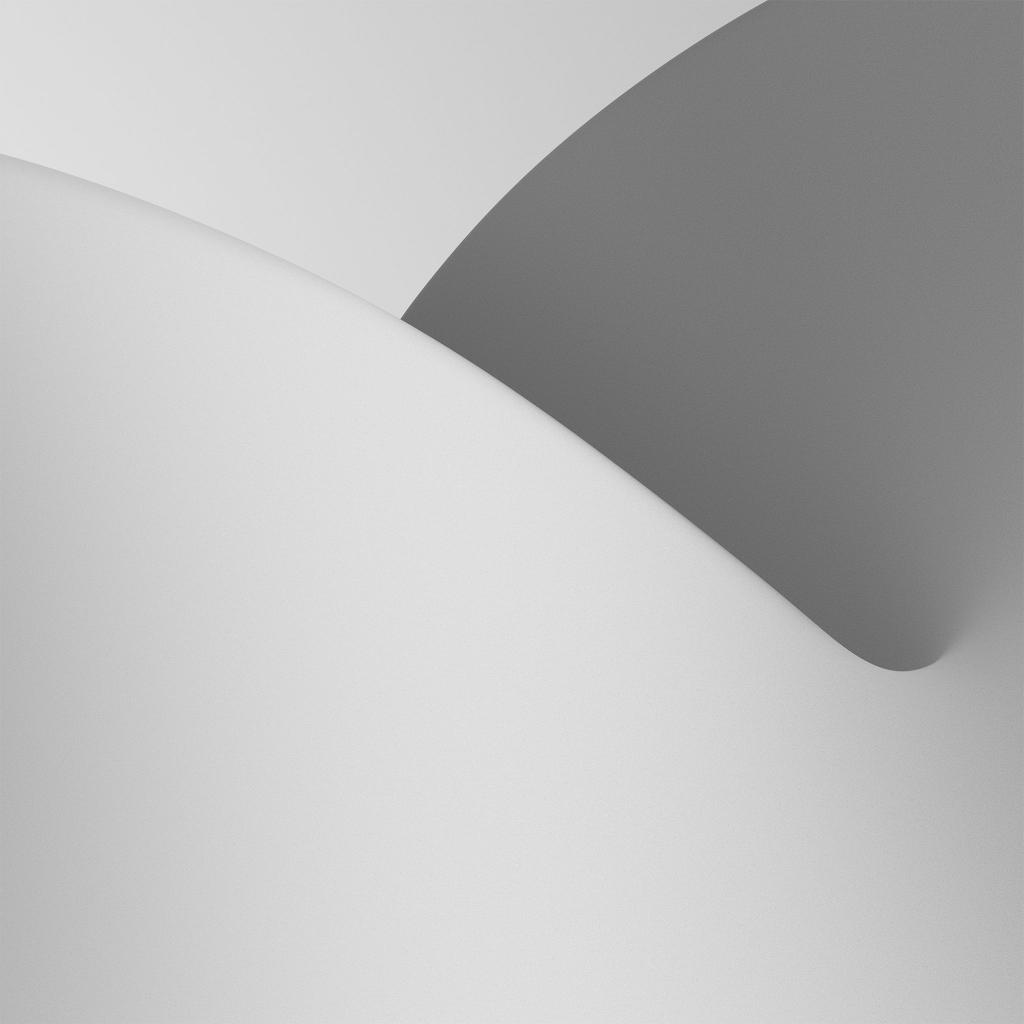 Abstract Grey Curves - apple Wallpaper