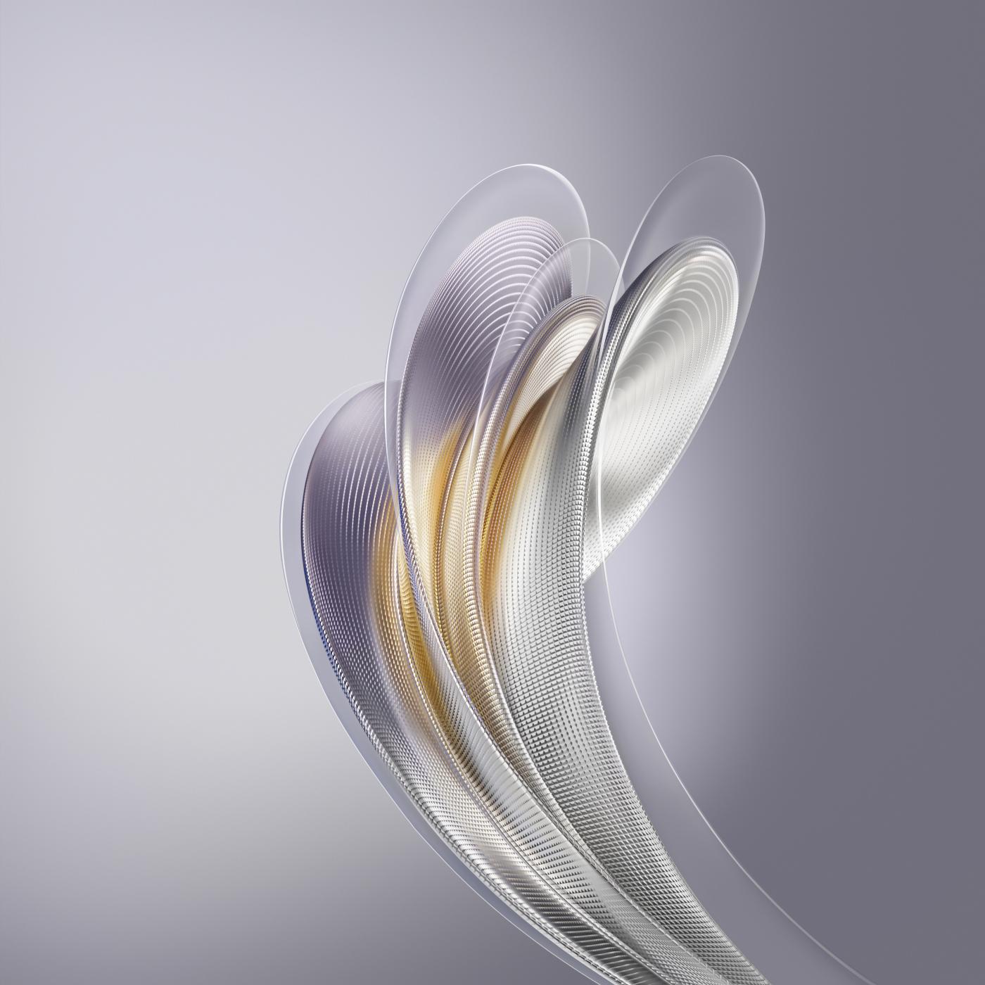 Abstract Metallic Ribbons - Related StockWalls wallpaper