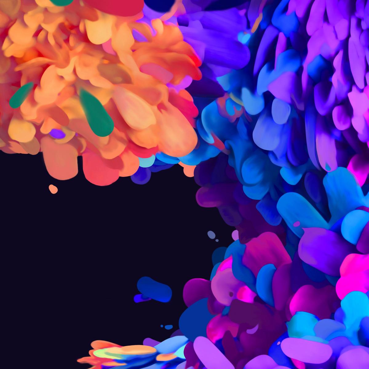 Abstract Neon Bloom - Related StockWalls wallpaper