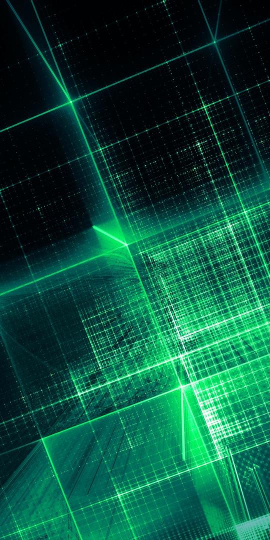 Abstract Neon Grid