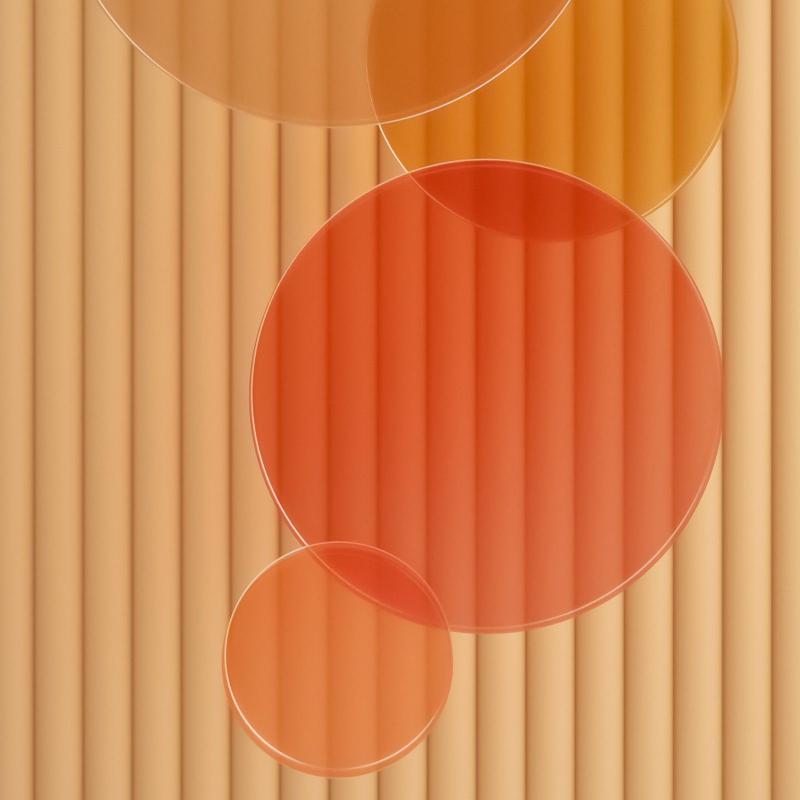 Abstract Orange Circles - Related 4K Wallpapers wallpaper