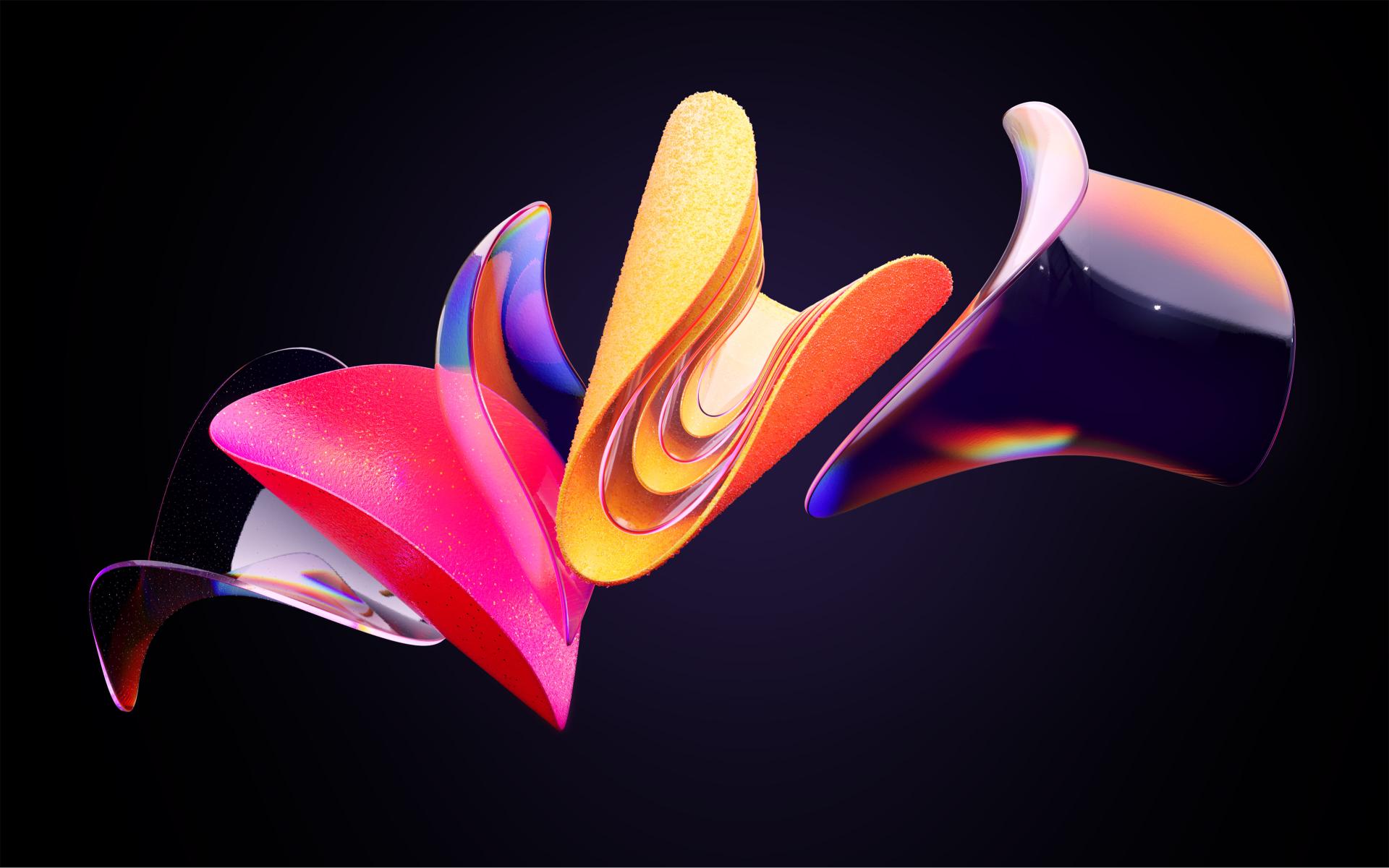 Abstract Swirl Sculpture - Related StockWalls wallpaper