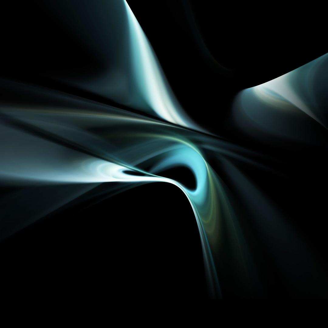 Abstract Teal Swirl