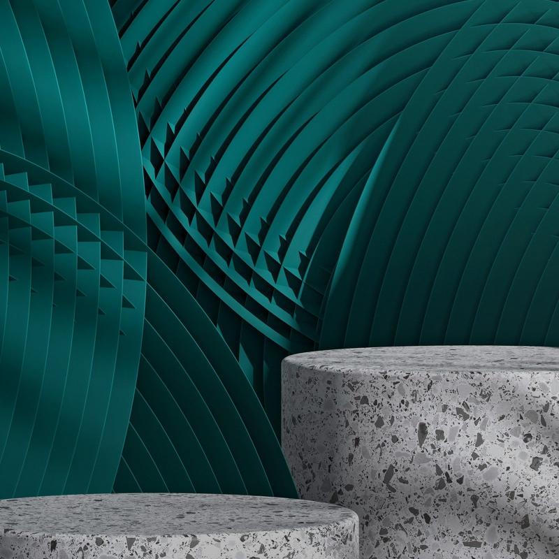 Abstract Teal Waves - Related Dope Wallpapers wallpaper