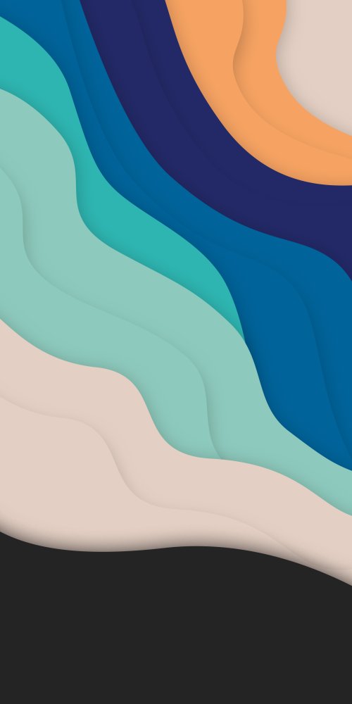 Abstract Wave Layers - abstract Wallpaper