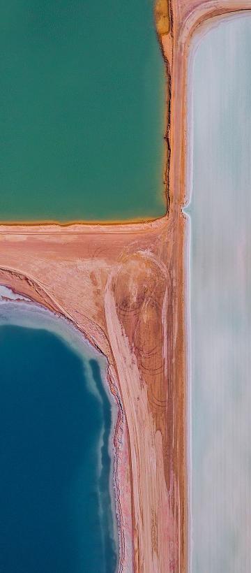 Aerial Salt Lake Patterns - Related StockWalls wallpaper