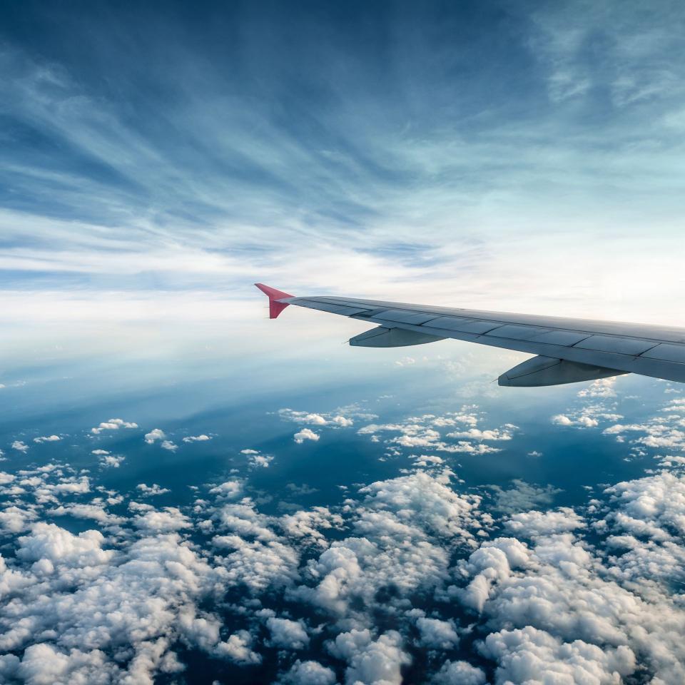 Airplane Wing Above Clouds - Related Dope Wallpapers wallpaper